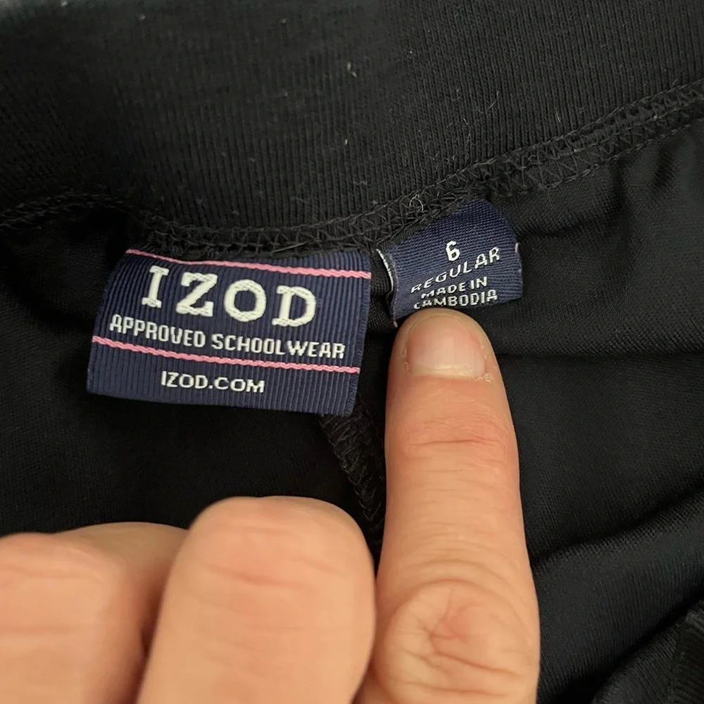 Bundle Izod dark navy girls Schoolwear Skorts 6